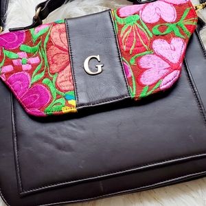 Sirenetta Boutique embroidered handbag
